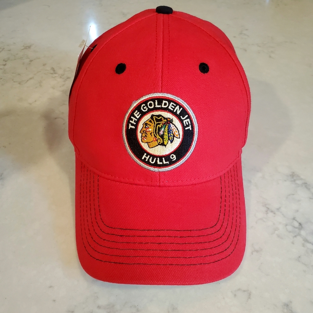 Chicago Blackhawks Bobby Hull Heritage Night Red Hat